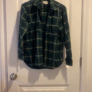 Universal Thread Teal Plaid Shirt